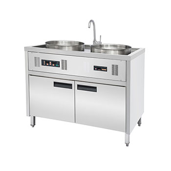 深圳市创佳宝厨房设备有限公司-电热双头煮面炉