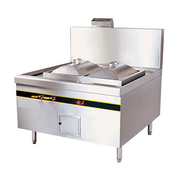 深圳市创佳宝厨房设备有限公司-燃气式双格肠粉炉